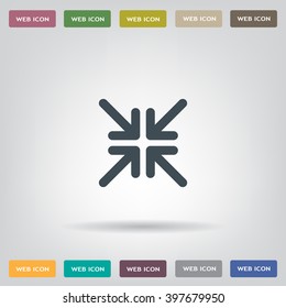 Extend, Re-size, Enlarge. Vector illustration