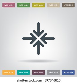 Extend, Re-size, Enlarge. Vector illustration