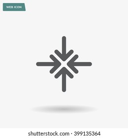 Extend, Re-size, Enlarge. Vector illustration