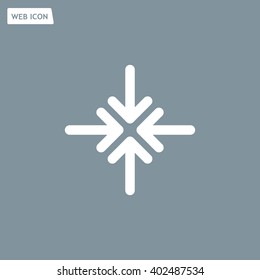 Extend, Re-size, Enlarge. Vector illustration