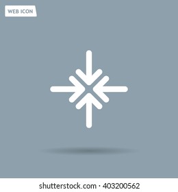 Extend, Re-size, Enlarge. Vector illustration