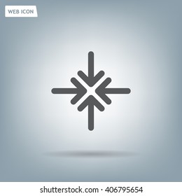 Extend, Re-size, Enlarge. Vector illustration