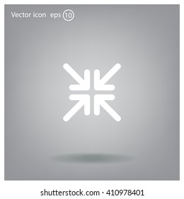 Extend, Re-size, Enlarge. Vector illustration