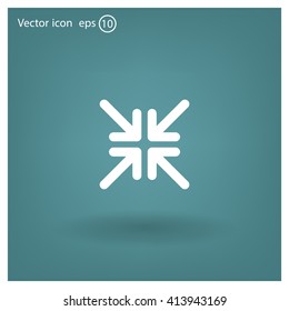 Extend, Re-size, Enlarge. Vector illustration