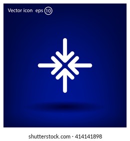 Extend, Re-size, Enlarge. Vector illustration