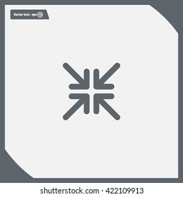 Extend, Re-size, Enlarge. Vector illustration