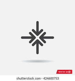 Extend, Re-size, Enlarge. Vector illustration