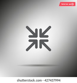 Extend, Re-size, Enlarge. Vector illustration