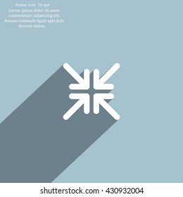 Extend, Re-size, Enlarge. Vector illustration