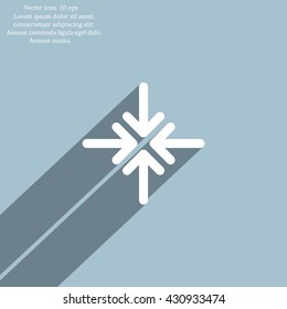 Extend, Re-size, Enlarge. Vector illustration