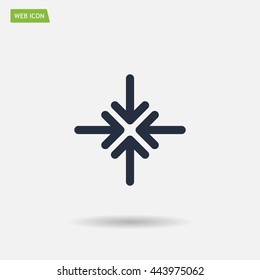 Extend, Re-size, Enlarge. Vector illustration