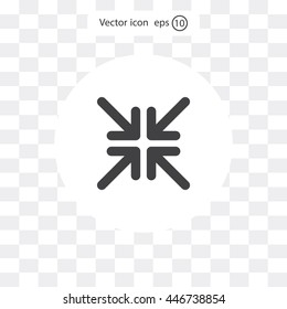 Extend, Re-size, Enlarge. Vector illustration