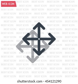 Extend, Re-size, Enlarge. Vector illustration