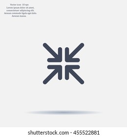Extend, Re-size, Enlarge. Vector illustration