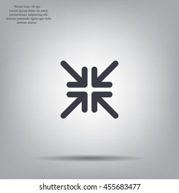 Extend, Re-size, Enlarge. Vector illustration
