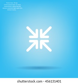 Extend, Re-size, Enlarge. Vector illustration