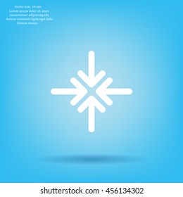 Extend, Re-size, Enlarge. Vector illustration