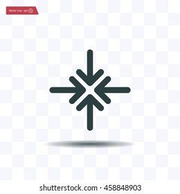 Extend, Re-size, Enlarge. Vector illustration