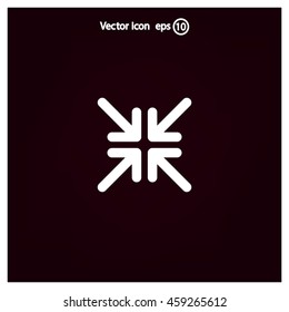 Extend, Re-size, Enlarge. Vector illustration