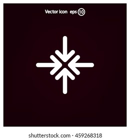Extend, Re-size, Enlarge. Vector illustration