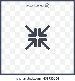 Extend, Re-size, Enlarge. Vector illustration