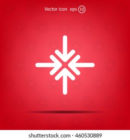 Extend, Re-size, Enlarge. Vector illustration