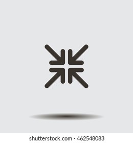 Extend, Re-size, Enlarge. Vector illustration