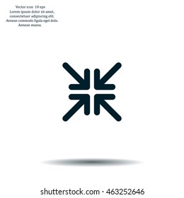Extend, Re-size, Enlarge. Vector illustration