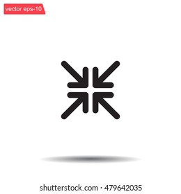 Extend, Re-size, Enlarge. Vector illustration