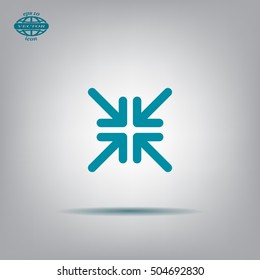 Extend, Re-size, Enlarge. Vector illustration
