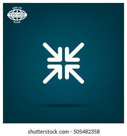 Extend, Re-size, Enlarge. Vector illustration