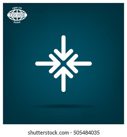 Extend, Re-size, Enlarge. Vector illustration