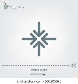 Extend, Re-size, Enlarge. Vector illustration