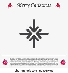 Extend, Re-size, Enlarge. Vector illustration