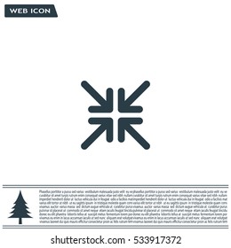 Extend, Re-size, Enlarge. Vector illustration