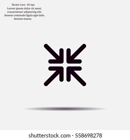 Extend, Re-size, Enlarge. Vector illustration