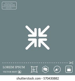 Extend, Re-size, Enlarge. Vector illustration