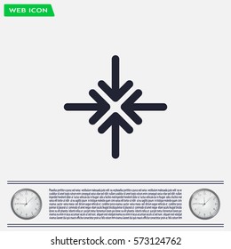 Extend, Re-size, Enlarge. Vector illustration