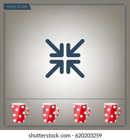 Extend, Re-size, Enlarge. Vector illustration