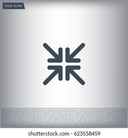 Extend, Re-size, Enlarge. Vector illustration