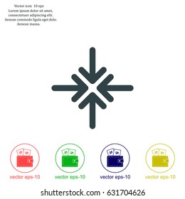 Extend, Re-size, Enlarge. Vector illustration