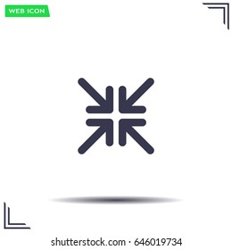 Extend, Re-size, Enlarge. Vector illustration