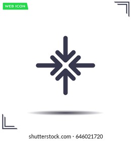 Extend, Re-size, Enlarge. Vector illustration