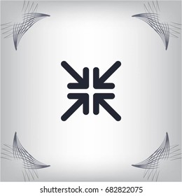 Extend, Re-size, Enlarge. Vector illustration