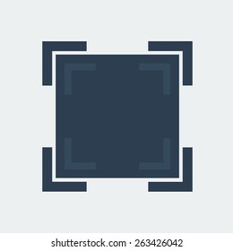 Extend, Re-size, Enlarge.Vector illustration