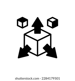 Extendable Brand icon in vector. Illustration