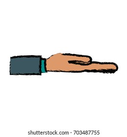 extended hand ready to accept gesture