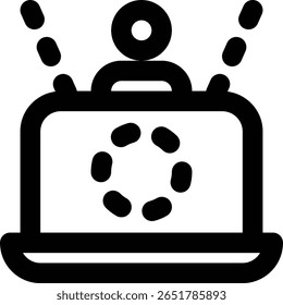Ícone Extended Reality, Virtual Reality, Augmented Reality Outline