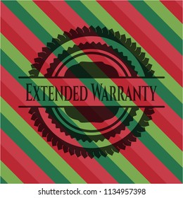Extended Warranty christmas badge.