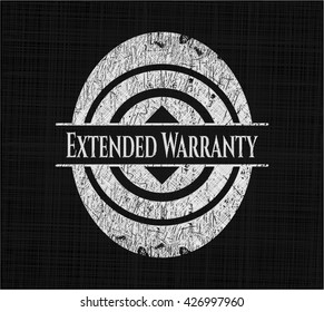 Extended Warranty on chalkboard